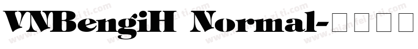 VNBengiH Normal字体转换